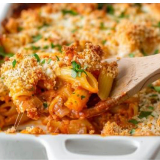 Chicken Parmesan Casserole w/ Side Salad