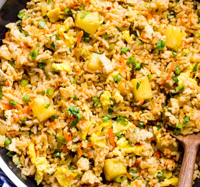 Pineapple Chicken Fried Rice